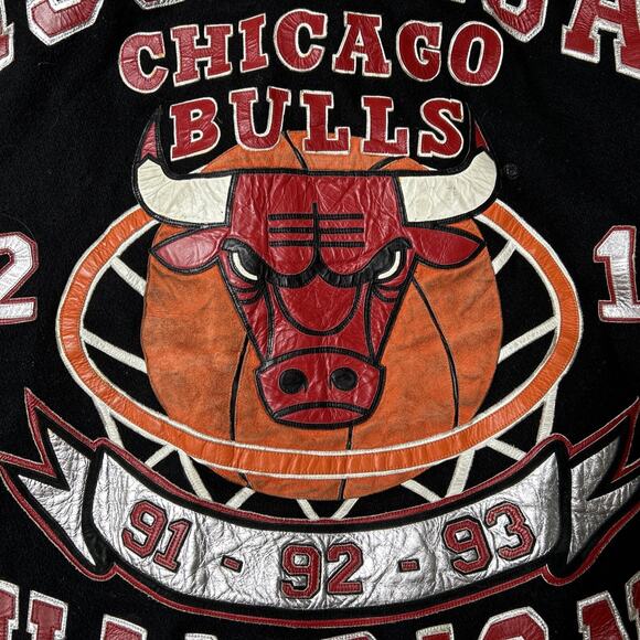 3XLT Jeff Hamilton VINTAGE 72-10 Chicago Bulls Air Jordan 96 NBA champion Jacket - Picture 13 of 16